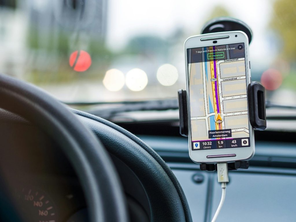 connected device giving directions